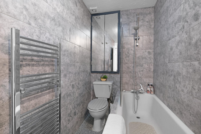 Bathroom 3, Modern One Bedroom House, Welsh Harp, NW London, London