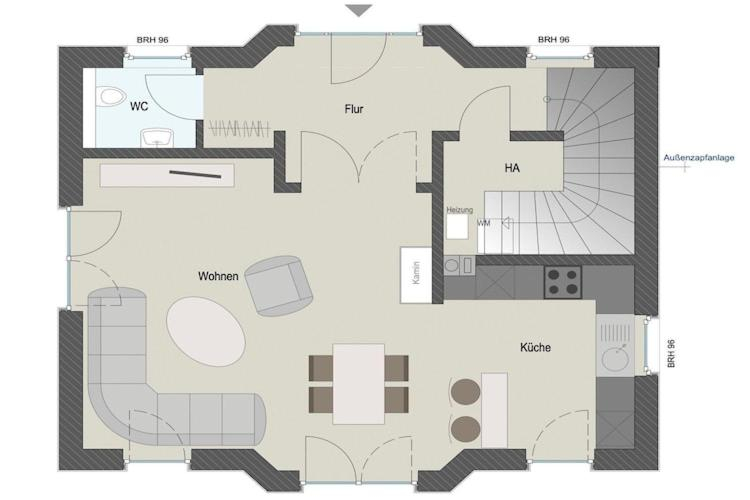 Others 5, Reetdachhaus in Fuhlendorf mit Sauna nahe Bodden, Vorpommern-Rügen