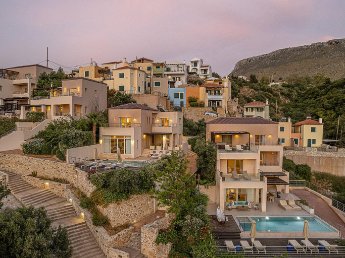 Exterior & Views 1, Adeste Seaview Villas - Private Pools, 900m to sea, Crete