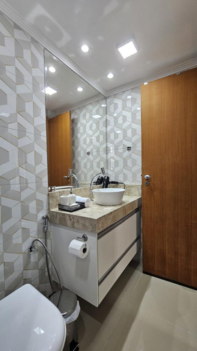 Bathroom 2, Luxuria Apartamento Palazzo di Italia, Goiania