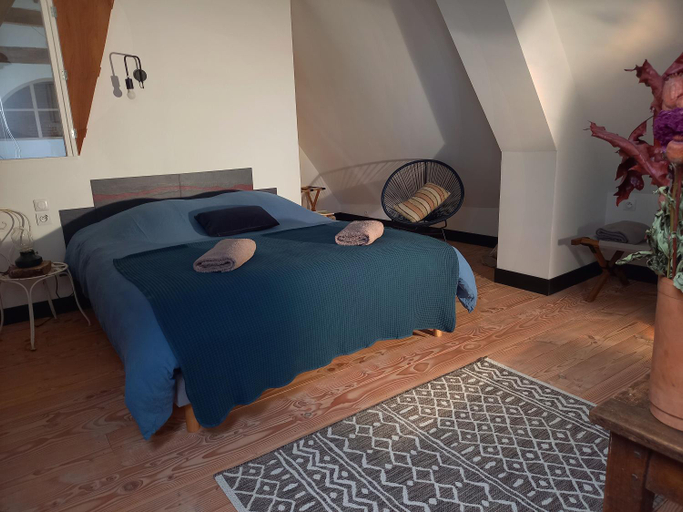 Bedroom, Chambres d'hotes a 2 km de veules les Roses, Seine-Maritime