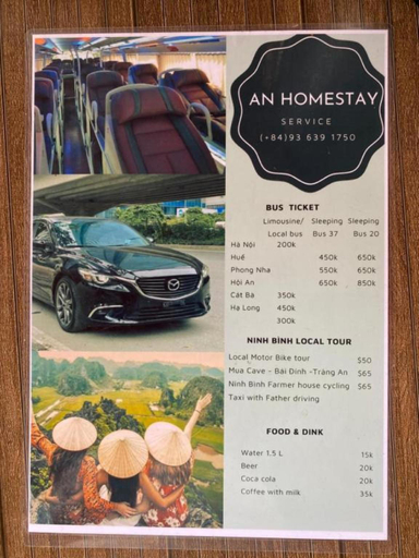 Food & Drinks 5, Homestay Tam Coc, Hoa Lư