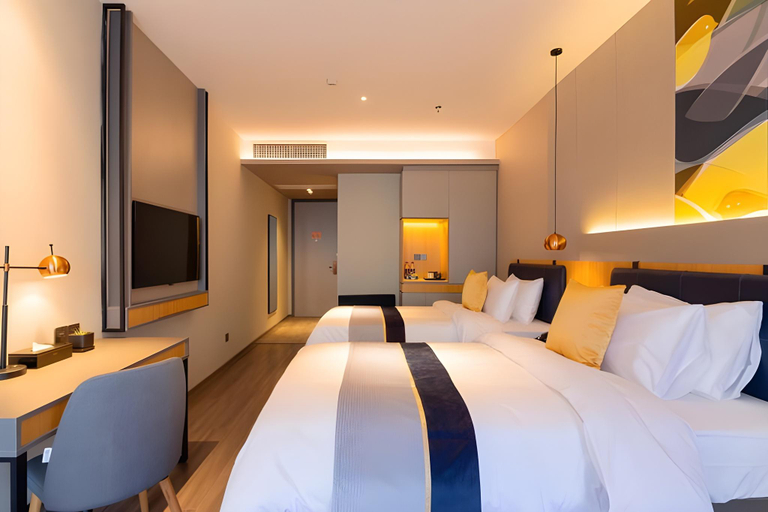 Bedroom 2, Home Inn Style Shenyang Hunnan 21st Century Building Metro Station, Shenyang