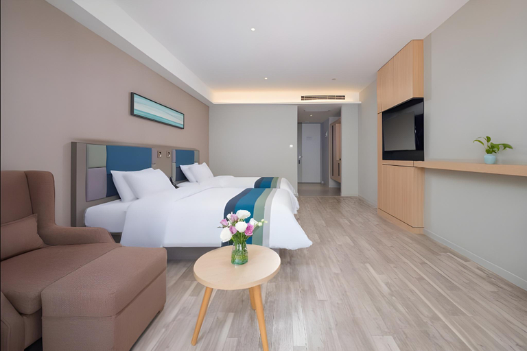 Bedroom 2, Home Inn Style Lincang New Asia-Pacific Times Square Railway Station, Lincang