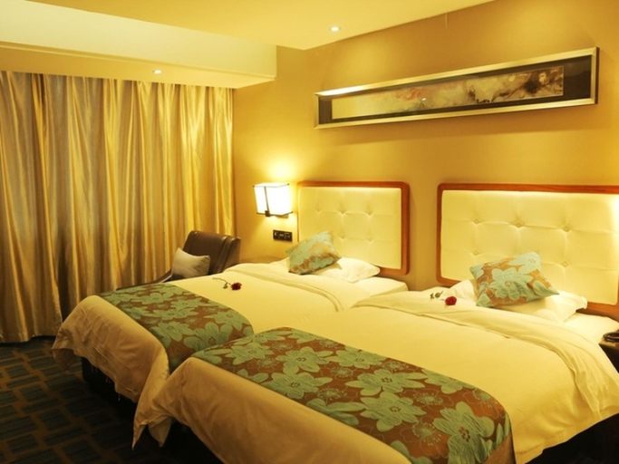 Bedroom 2, GreenTree Inn Hefei Mengcheng Road Beierhuan Express Hotel, Hefei