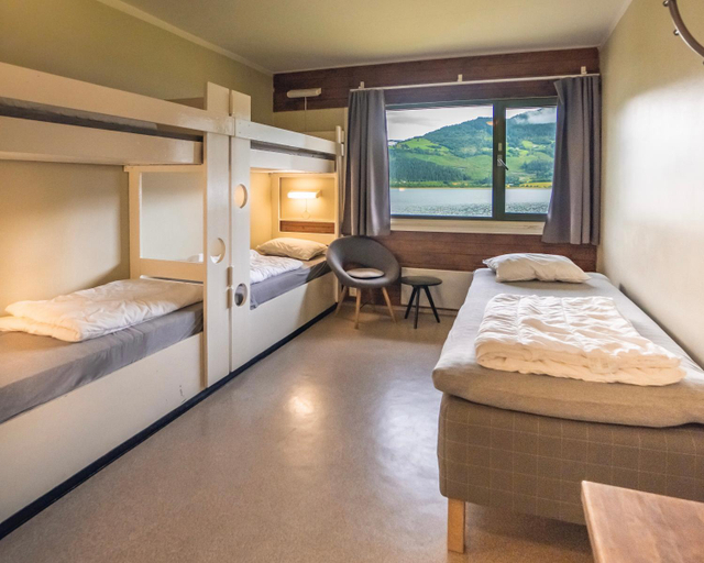 Bedroom 4, Voss Vandrarheim Hostel, Voss