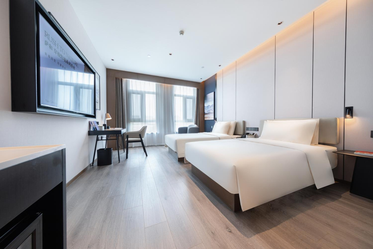 Bedroom 2, Atour Hotel Jinan Tangyan Century Avenue, Jinan