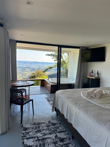 Bedroom 2, Pousada Dona Pedra - Cabana Onix, Córrego do Bom Jesus