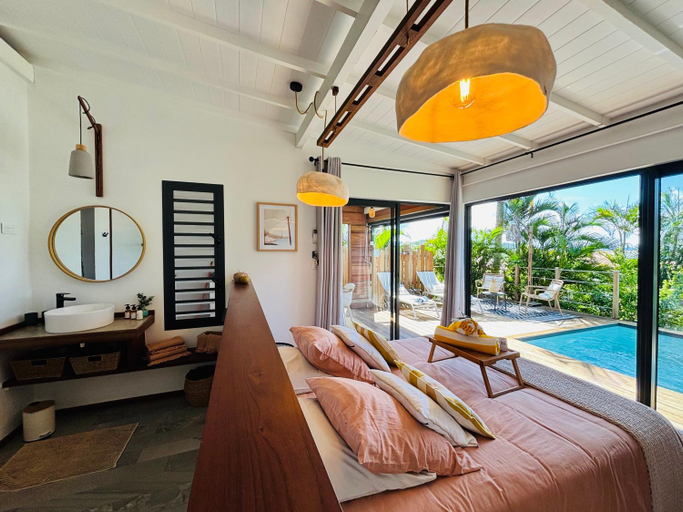 Bedroom 3, ZANNANNA LODGE, Le Diamant