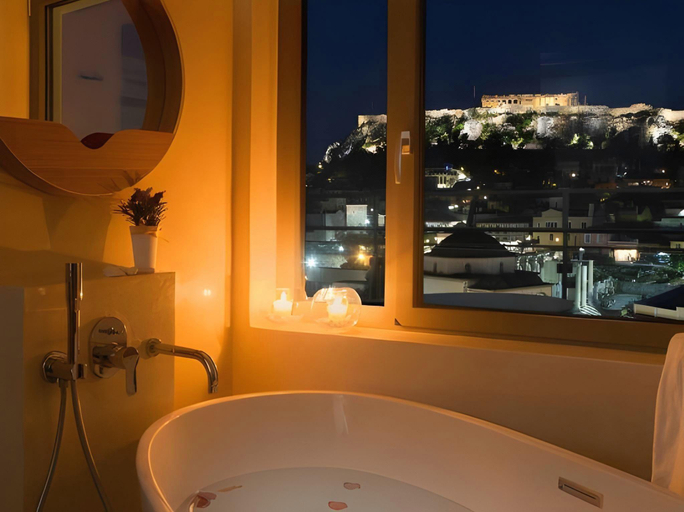 Bathroom 2, A For Athens Hotel, Attica