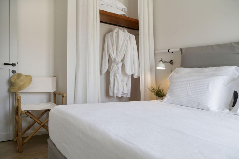 Bedroom 3, Wonderful Santorini House Villa Athiri Private Pool Sea Views & Plunge, South Aegean