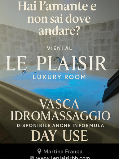 Sport & Beauty, Le Plaisir Luxury Room con vasca idromassaggio, Taranto