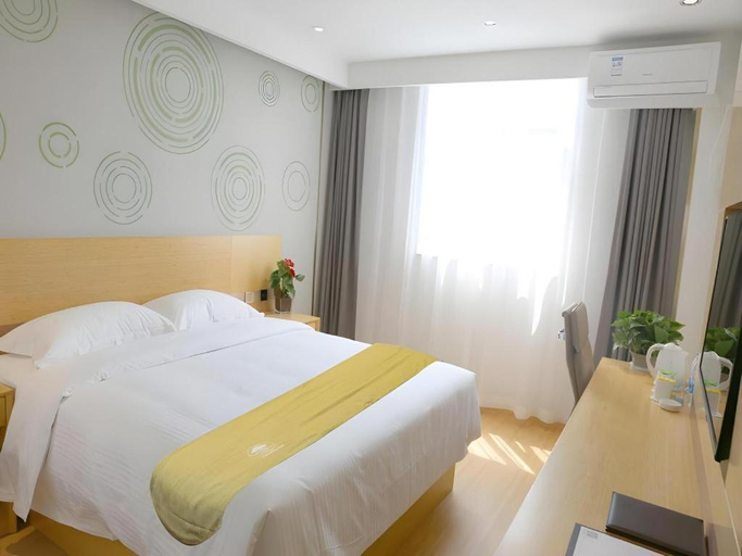 Bedroom 2, GreenTree Inn Langfang Xianghe County Robot Venture Port, Langfang