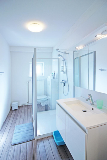 Bathroom, Brussels Guesthouse - Private bedroom and bathroom, Bruxelles