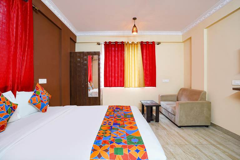 Bedroom 5, FabHotel Tanish Stay Inn - Koramangala Road, Bangalore