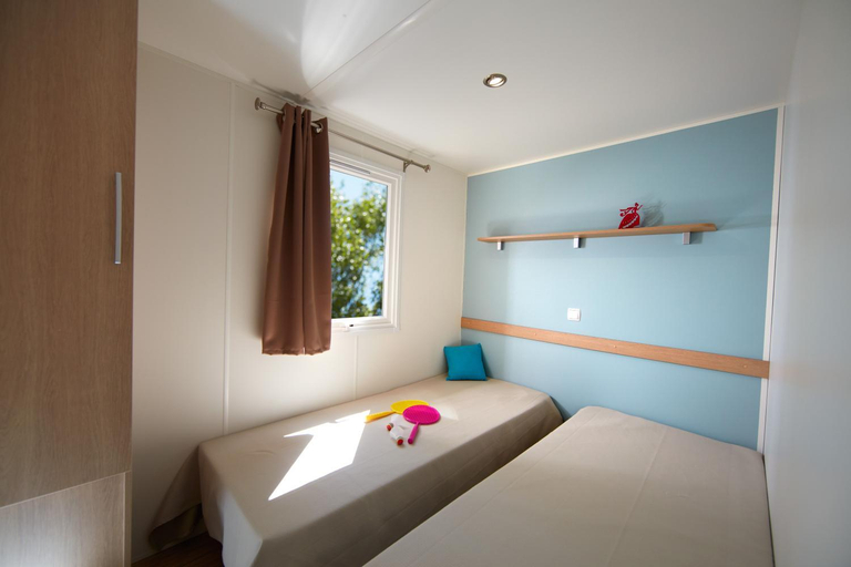 Bedroom 2, Camping Saint-Nazaire, Pyrénées-Orientales