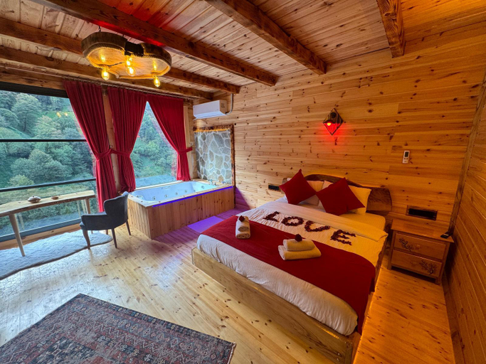 Bedroom, İhvan Suit Bungalov, Ardeşen