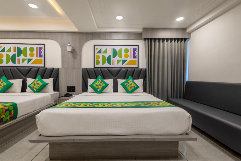 Bedroom 4, Treebo Grand Shivay, Ahmadabad