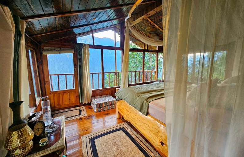Bedroom, Parvatis Lap Villa & Hostel, Kullu