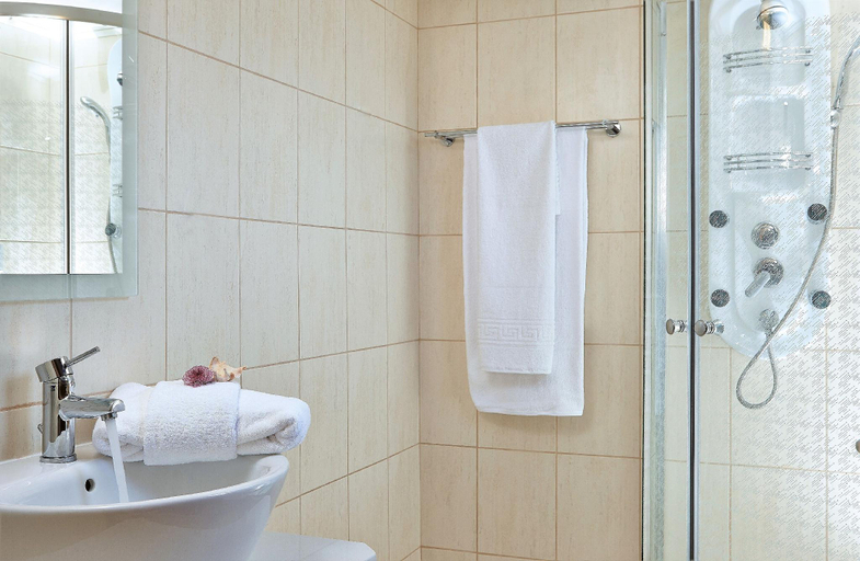 Bathroom 3, St. Constantin Sea Hotel and Spa Resort, Crete