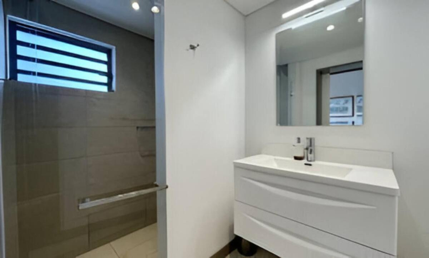 Bathroom 2, La Mivoie Beachfront, Black River