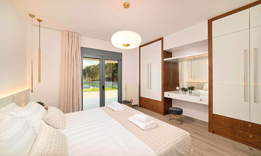 Bedroom 3, Mistral Suite Heated Pool, Crete