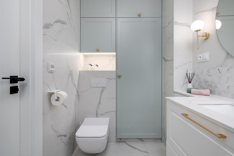 Bathroom 2, Apartamenty w Zatoce, Mrągowo