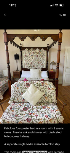 Bedroom 3, Le Chateau Giat, Puy-de-Dôme