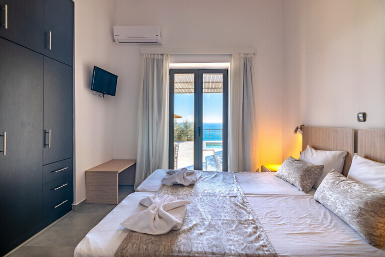 Bedroom 3, Pyrgos Plakias Villas, Crete