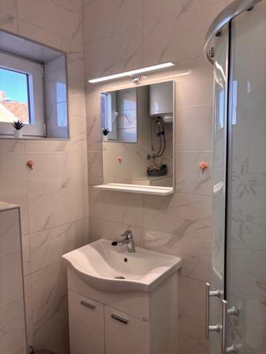 Bathroom 2, N E G R O Apartments - Novalja, Novalja