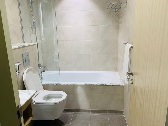 Bathroom 4, Luxury 2 Bedroom Burj Khalifa View in Paramount, Dubai