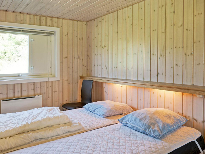 Bedroom 3, Holiday Home with Sauna by Beach, Bornholm