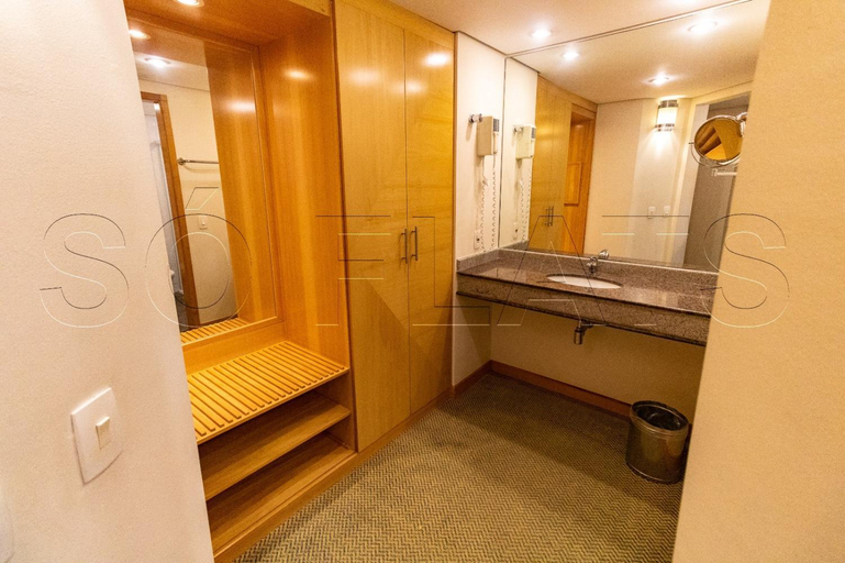 Bathroom 4, Hotel & Residencia Alphaville Flat, Barueri