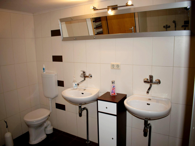 Bathroom, Ferienhaus Seeblick in Goyatz, Dahme-Spreewald
