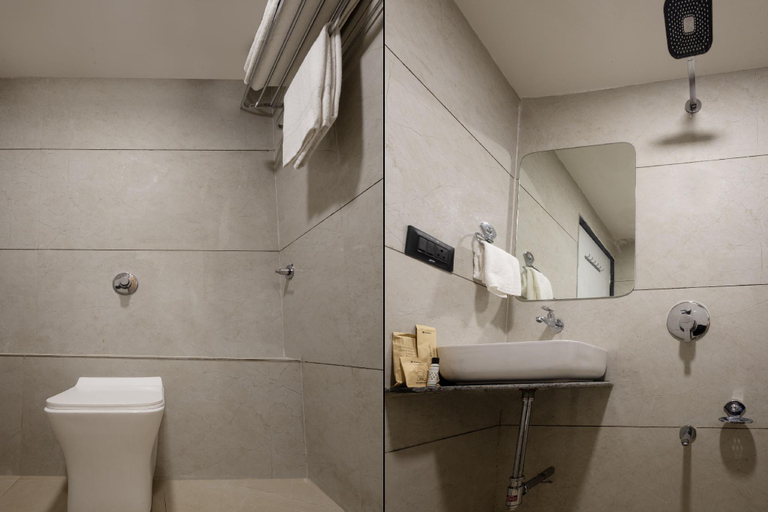 Bathroom 5, Treebo Grand Shivay, Ahmadabad