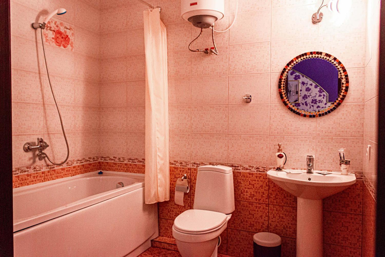 Bathroom, 1007 night Hotel, Aksayskiy rayon