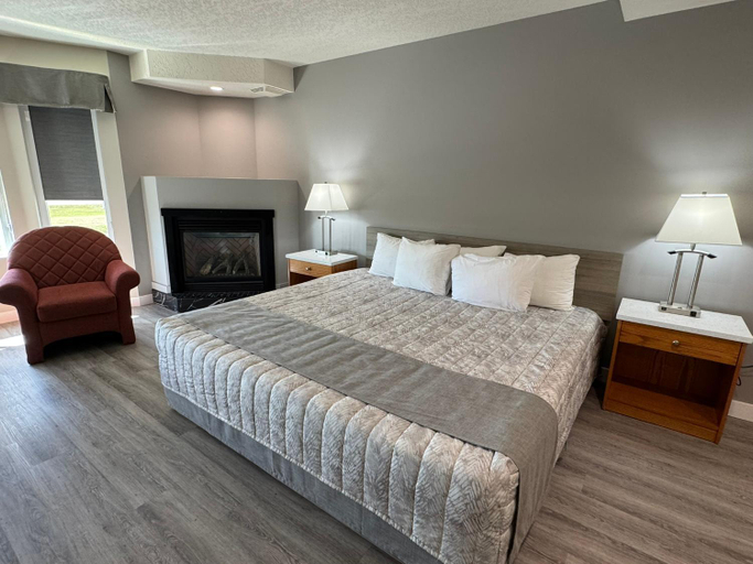 Bedroom 3, Western Budget Motel Leduc 3, Division No. 11
