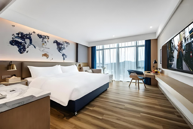 Bedroom 2, Kyriad Marvelous Hotel Guangzhou Nansha China Railway Tunnel Bureau Headquarter, Guangzhou