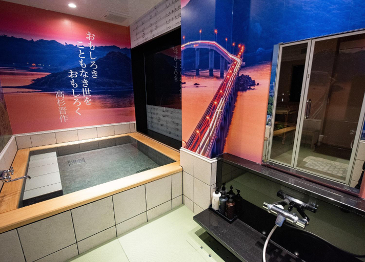 Bathroom 2, Sumire Ryokan, Shimonoseki