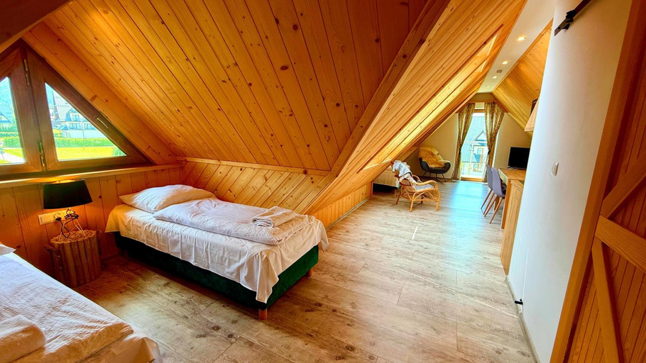 Bedroom 2, Maryna Bor pokoje apartamenty widok na gory Zakopane, Tatra