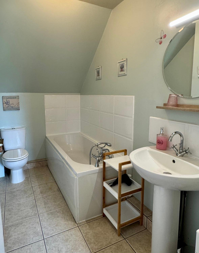 Bathroom, Chambre de Jeanne - Le Refuge des Parachutistes - en bordure du marais, Manche