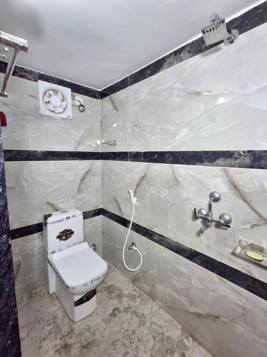 Bathroom 4, Hotel Diamond Palace, Sikar