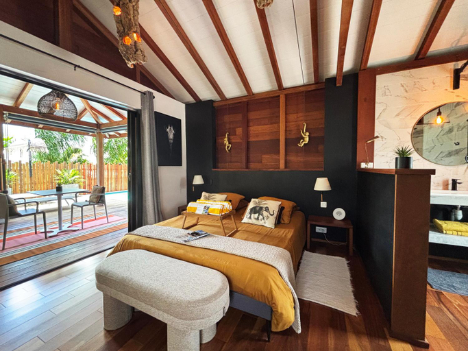 Bedroom 4, ZANNANNA LODGE, Le Diamant