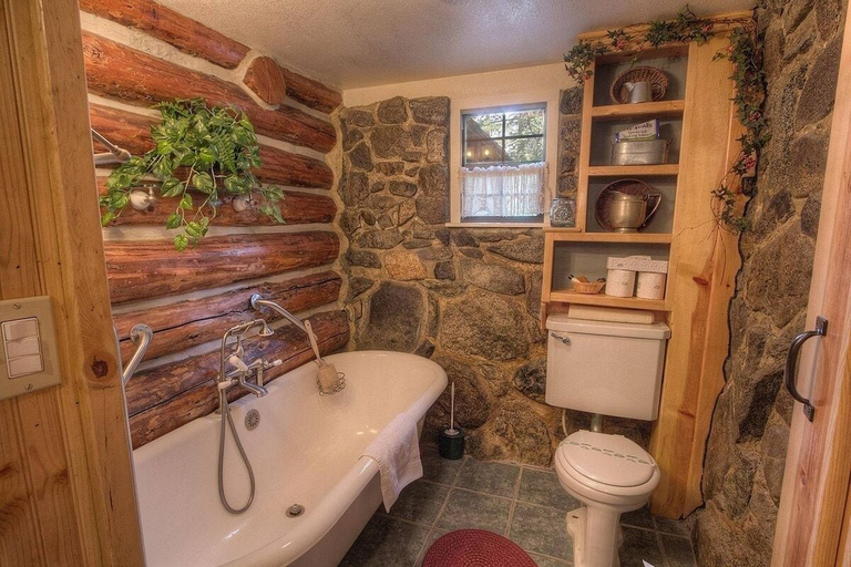Bathroom, Zephyr Cabin 3 Bedroom Home by RedAwning, Douglas