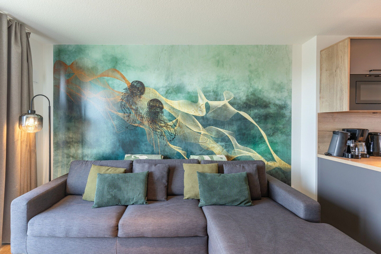 Living room 5, Luxusapartement mit Meerblick, Nordfriesland