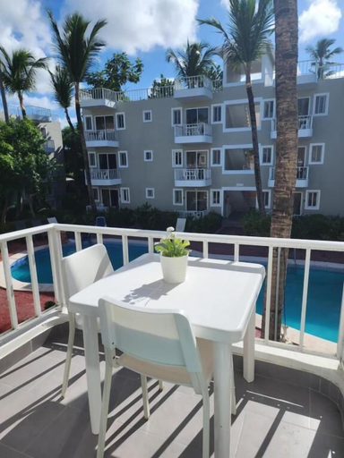 Balcony, Sol Caribe Punta Cana Beach apartment, Salvaleon de Higuey