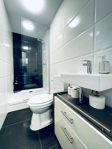 Bathroom 4, Stylish Studio Apt Near Rathausplatz, Wien