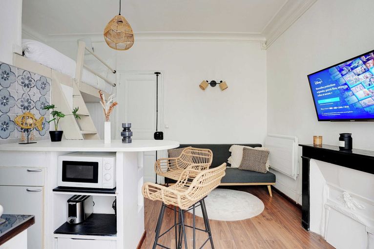 Interior 2, Charming Studio 1br/2p - Batignolles, Paris