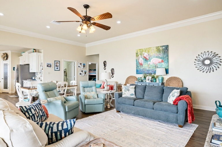 Living area 2, Pelican Path 3 Bedroom Home, Galveston