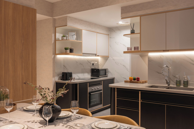 Private kitchen 2, Zenity Apartment Luxury Ruby, District 1